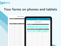 Create digital versions of your existing work forms (or brand new versions) and fill them out on your phone, tablet, or computer.