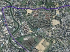 goGPS result overlaid on Google Earth