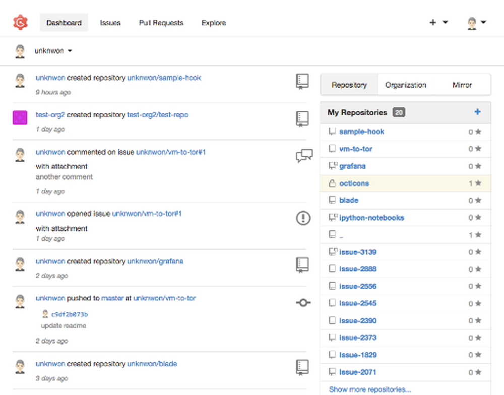 Gogs Screenshot 1