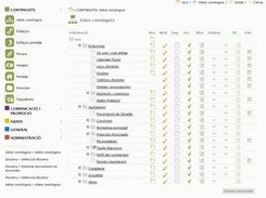 goita CMS - Contents tree