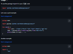 GoJSONQ Screenshot 1