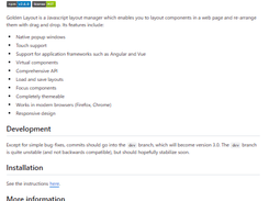 Golden Layout Screenshot 1