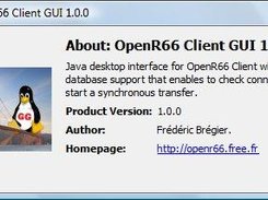 OpenR66 Client Gui About