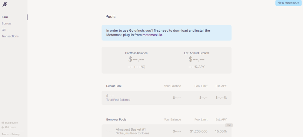 Goldfinch Screenshot 1
