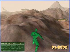 Alpha test demo running on my old crappy PC (thus low fps).