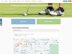 Google Map Integration for Golf Tournament Location