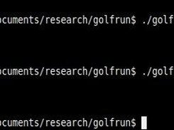 running digital.gr example from the shell, with arguments