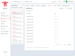 Data streams from device in the Golioth Console