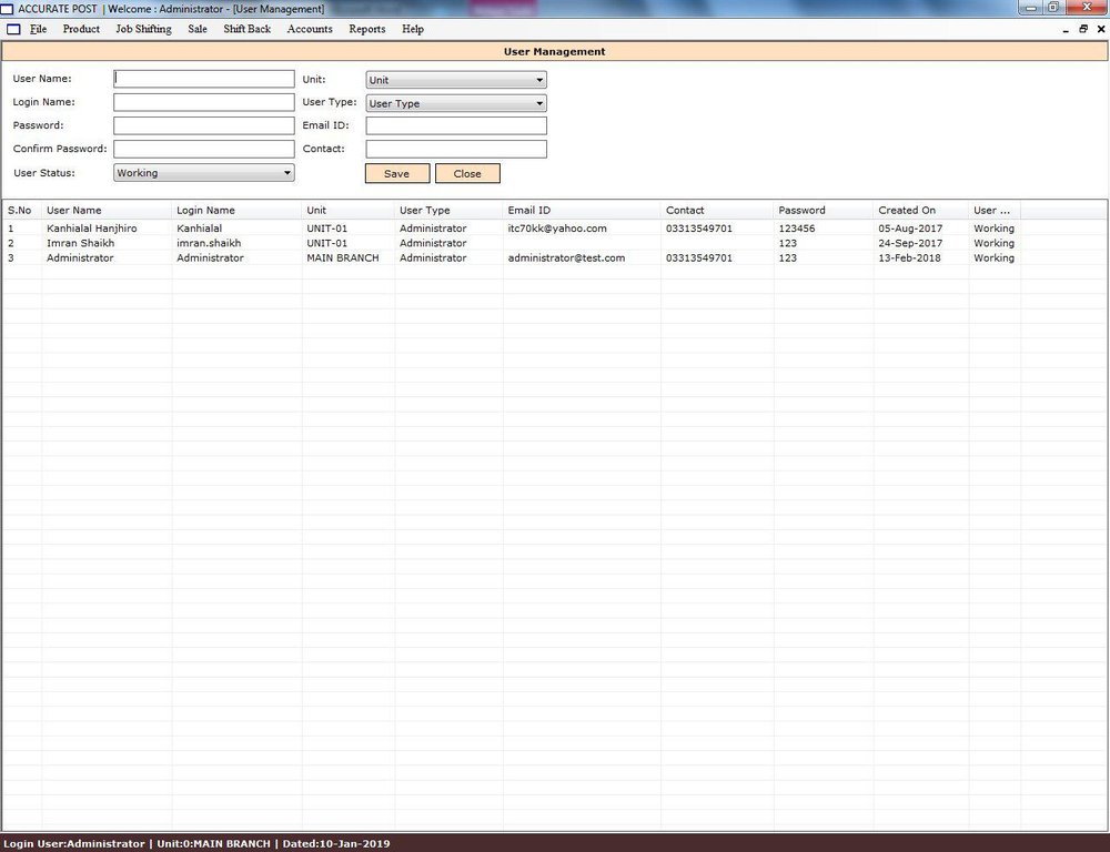 GoMax Point of Sale Screenshot 1