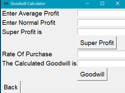 Goodwill Calculator Screenshot 3