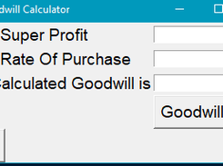 Goodwill Calculator Screenshot 5