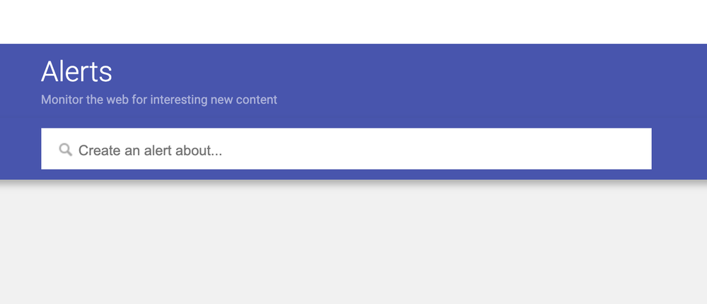 Google Alerts Screenshot 1