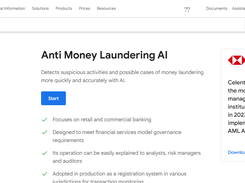 Google Cloud Anti Money Laundering AI Screenshot 1