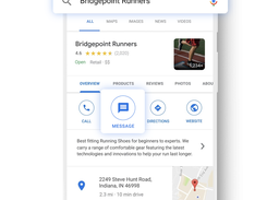 Google Business Messages Screenshot 1