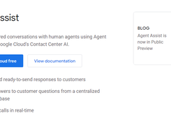 Google Cloud Agent Assist Screenshot 1