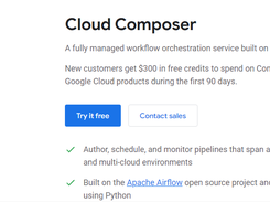 Google Cloud Composer Screenshot 1