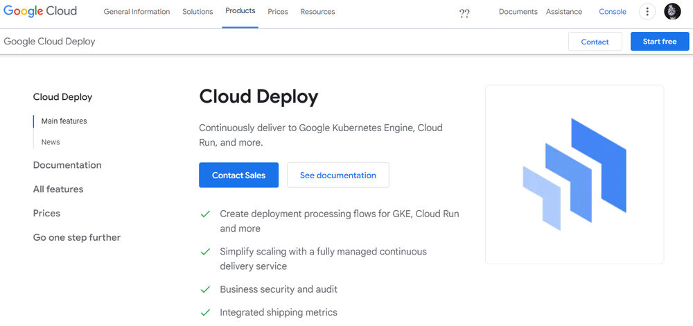 Google Cloud Deploy Screenshot 1