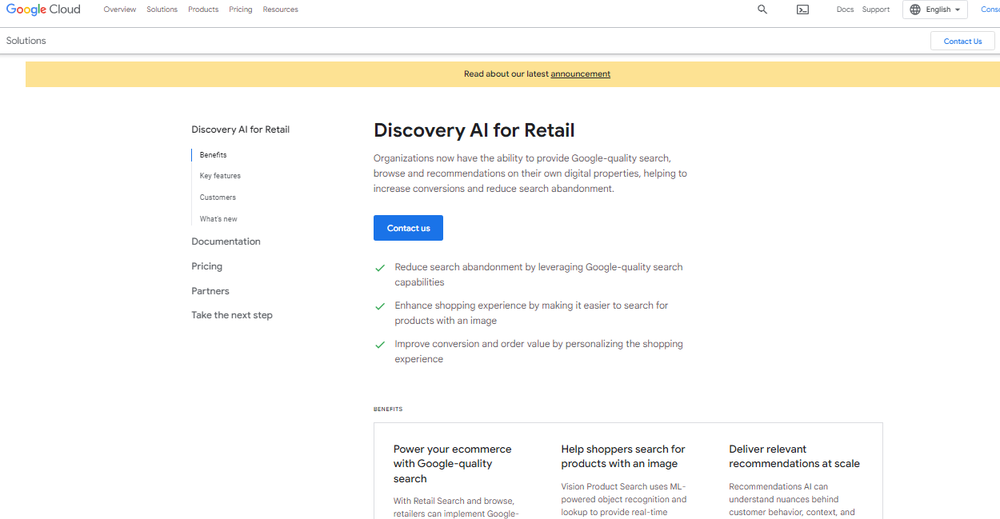 Google Cloud Discovery AI Screenshot 1