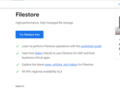 Google Cloud Filestore Screenshot 1