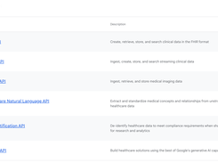 Google Cloud Healthcare API Screenshot 1