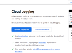 Google Cloud Logging Screenshot 1