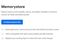 Google Cloud Memorystore Screenshot 1