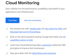 Google Cloud Monitoring Screenshot 1