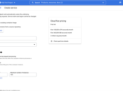 Cloud Run Cloud Console
