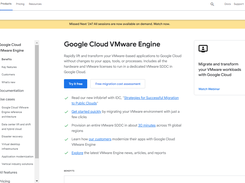 Google Cloud VMware Engine Screenshot 1