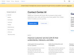 Google Cloud Contact Center AI Screenshot 1