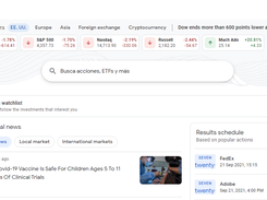 Google Finance Screenshot 1