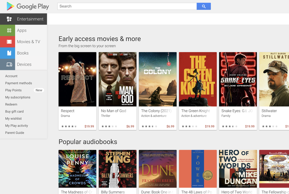 Google Play Screenshot 1
