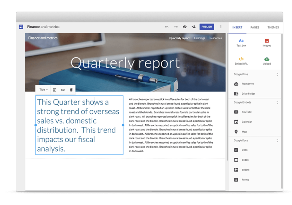 google sites vs overdrive comparison