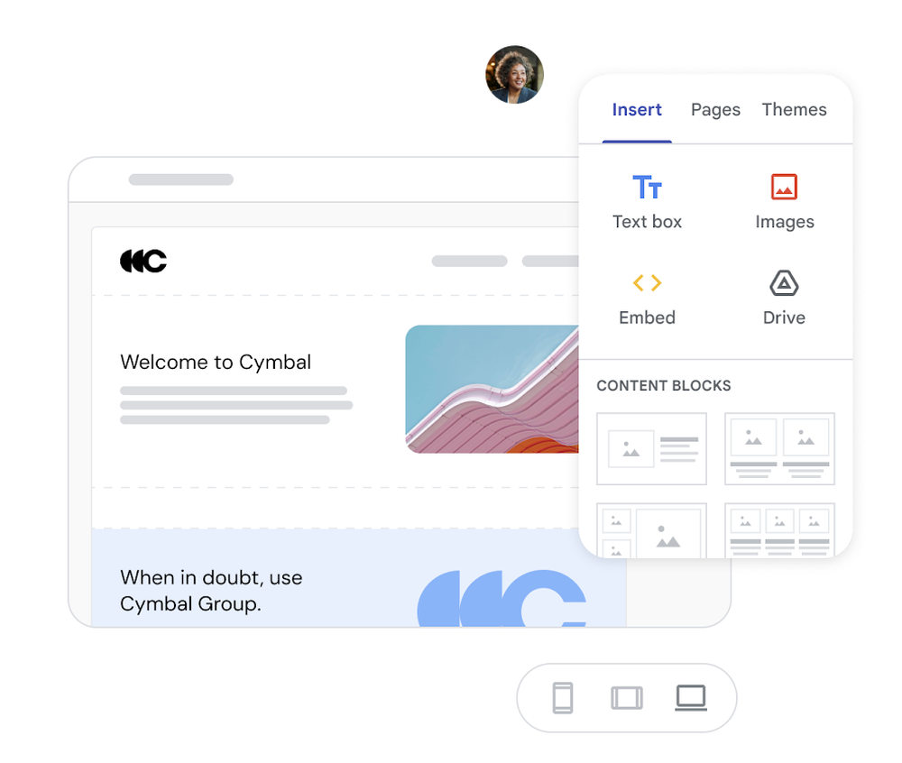 Google Sites Screenshot 1