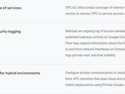 Google VPC Service Controls Screenshot 1