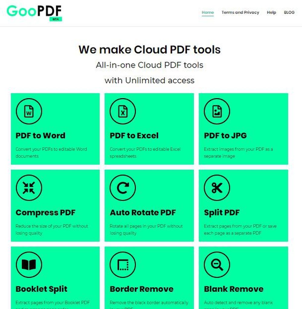 GooPDF Screenshot 1