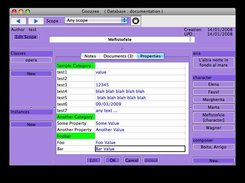 Main window showing the Properties tab