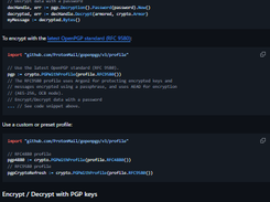GopenPGP V3 Screenshot 1
