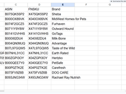 Amazon Data directly into Google Sheets