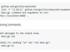 Gorilla WebSocket Screenshot 1