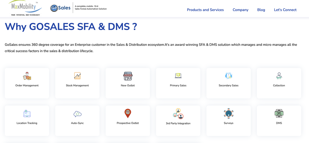 GoSales Screenshot 1