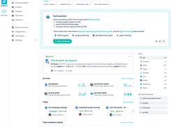 GoSearch AI Enterprise Search Dashboard