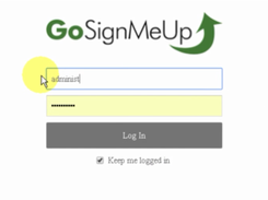 GoSignMeUp-Login