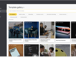 GoSkills' template gallery features versatile options: choose 'ready-to-go' templates for instant course launch, or select 'make-it-your-own' templates to customize content that aligns with your company's specific learning needs.