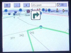 3D turn-by-turn instructions