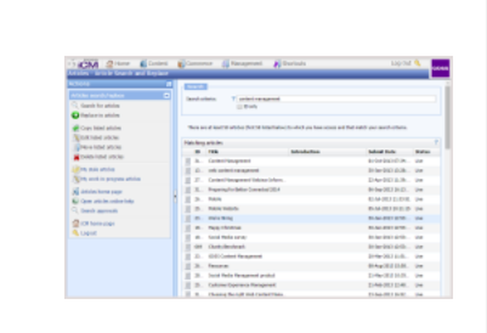GOSS iCM Screenshot 1