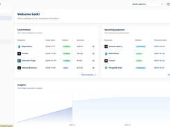 Dashboard page