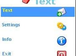 goText midlet 1.0 - main menu