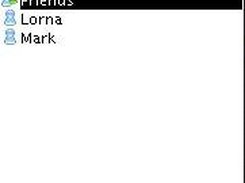 goText midlet 1.0 - internal address book