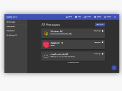 gotify/server Screenshot 1